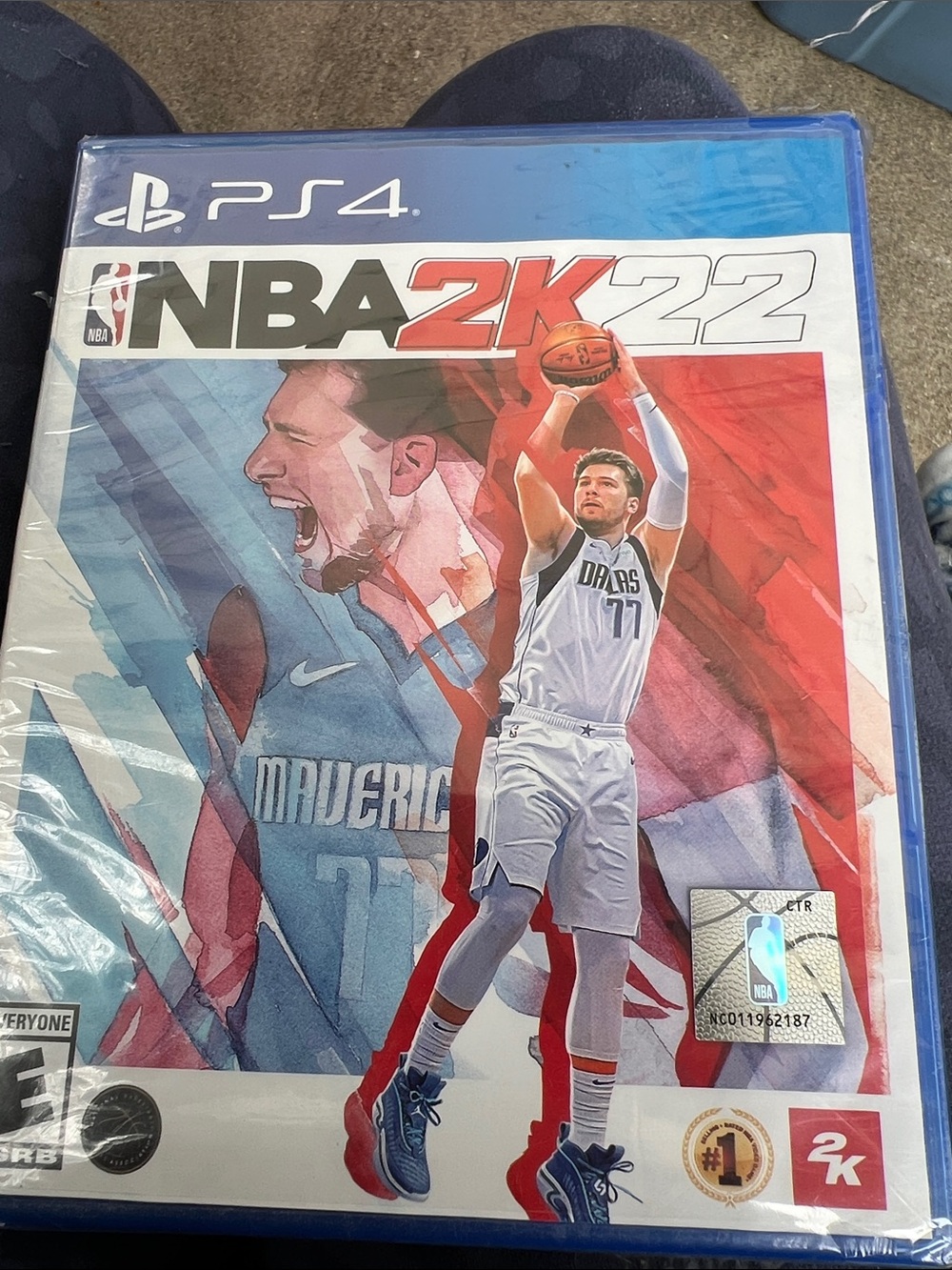 NBA 2K22 PlayStation 4 Video Game - Blue/Red/White Cover Art